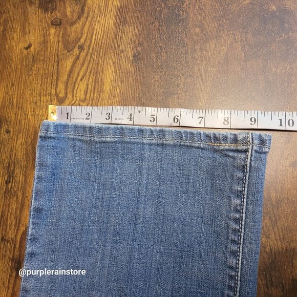 Vtg Levi's Jeans Sz 14 Perfectly Slimming 512 Bootcut High Rise Medium Wash Y2K - Picture 11 of 13